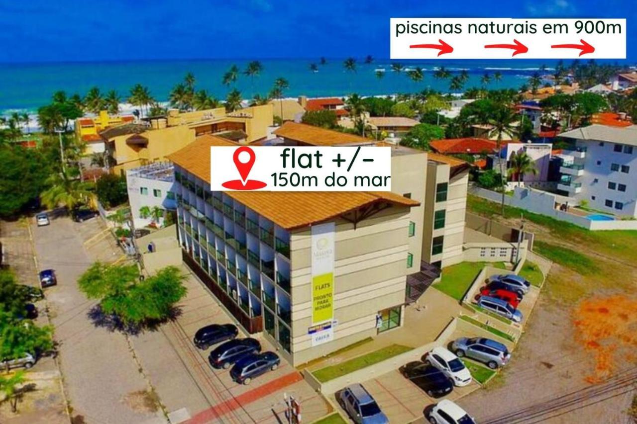 Flat bem localizado, confortável e a 150 metros do mar Pôrto das Galinhas Exterior foto